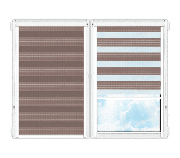 Рулонные кассетные шторы День Ночь Лигурия-2205 цена. Купить в «Мастерская Жалюзи»