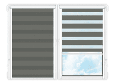 Рулонные кассетные шторы День Ночь Делия-138 цена. Купить в «Мастерская Жалюзи»
