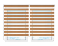 Рулонные шторы мини День Ночь Лигурия-2203 цена. Купить в «Мастерская Жалюзи»