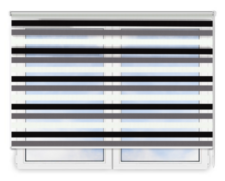 Стандартные рулонные шторы День Ночь Салерно-2002 цена. Купить в «Мастерская Жалюзи»