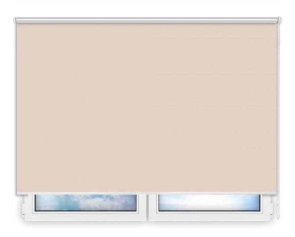 Стандартные рулонные шторы Металлик-персиковый цена. Купить в «Мастерская Жалюзи»