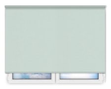 Стандартные рулонные шторы Карина-светло-голубой цена. Купить в «Мастерская Жалюзи»