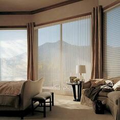 Жалюзи на большое окно цена. Купить в «Мастерская Жалюзи»