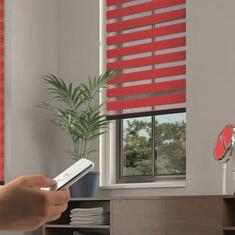 Рулонные шторы с электроприводом цена. Купить в «Мастерская Жалюзи»