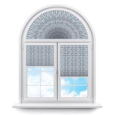 Плиссе арочные (шторы, жалюзи) того флай