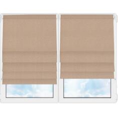 Римские шторы Флекси светло коричневый Compact