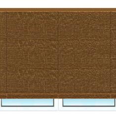 Деревянные горизонтальные жалюзи 25 мм 67 клён