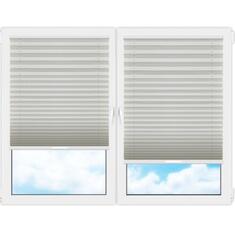 Плиссе (шторы, жалюзи) флаер перл кремовый