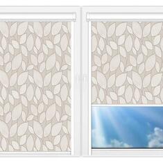 Кассетные рулонные шторы UNI Ницца бежевый