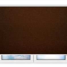 Стандартные рулонные шторы Шелк-коричневый